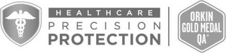HEALTHCARE PRECISION PROTECTION ORKIN GOLD MEDAL QA logo