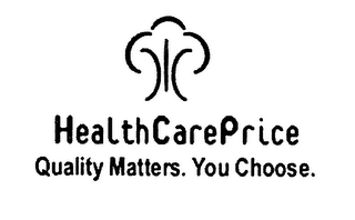 HEALTHCAREPRICE. QUALITY MATTERS.  YOU CHOOSE. logo