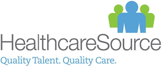 HEALTHCARESOURCE QUALITY TALENT. QUALITY CARE. logo