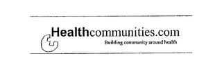 HEALTHCOMMUNITIES.COM BUILDING COMMUNITY AROUND HEALTH logo