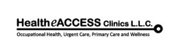 HEALTHEACCESS CLINICS L.L.C. OCCUPATIONAL HEALTH, URGENT CARE, PRIMARY CARE AND WELLNESS logo