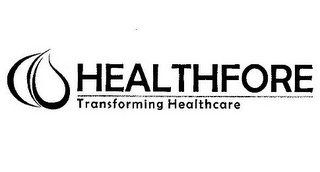 HEALTHFORE TRANSFORMING HEALTHCARE logo