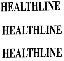 HEALTHLINE HEALTHLINE HEALTHLINE logo