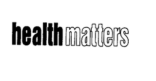 HEALTHMATTERS logo