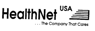 HEALTHNET USA THE COMPANY THAT CARES logo