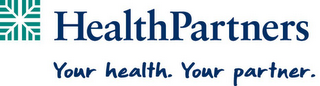 HEALTHPARTNERS YOUR HEALTH. YOUR PARTNER. logo