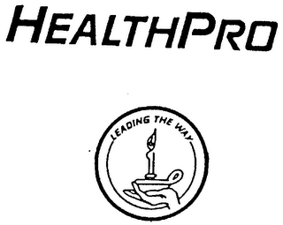 HEALTHPRO LEADING THE WAY logo