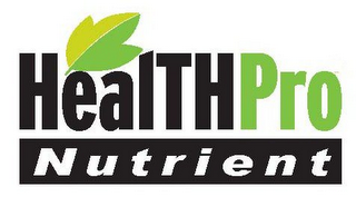 HEALTHPRO NUTRIENT logo