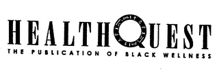 HEALTHQUEST THE PUBLICATION OF BLACK WELLNESS logo
