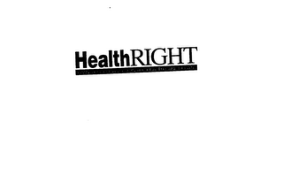 HEALTHRIGHT GIVING PEOPLE A VOICE IN THE HEALTH CARE DEBATE logo