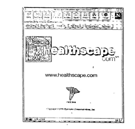 HEALTHSCAPE.COMSM WWW.HEALTHSCAPE.COM CLICK HERE COPYRIGHT 1996 EPICENTER COMMUNICATIONS, INC. logo