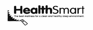 HEALTHSMART THE BEST MATTRESS FOR A CLEAN AND HEALTHY SLEEP ENVIRONMENT. logo