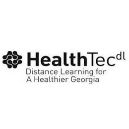 HEALTHTECDL DISTANCE LEARNING FOR A HEALTHIER GEORGIA logo