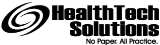 HEALTHTECH SOLUTIONS. NO PAPER.  ALL PRACTICE. logo