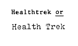 HEALTHTREK OR HEALTH TREK logo