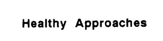 HEALTHY APPROACHES logo