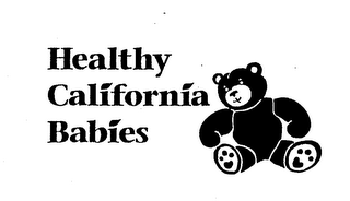 HEALTHY CALIFORNIA BABIES logo