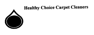 HEALTHY CHOICE CARPET CLEANERS logo
