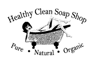 HEALTHY CLEAN SOAP SHOP PURE · NATURAL · ORGANIC logo
