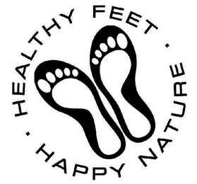HEALTHY FEET HAPPY NATURE logo
