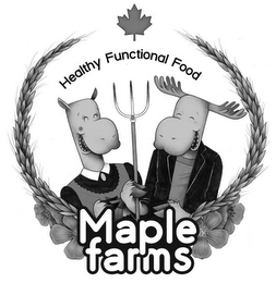 HEALTHY FUNCTIONAL FOOD MAPLE FARMS logo