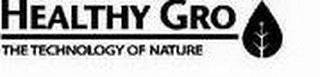 HEALTHY GRO THE TECHNOLOGY OF NATURE logo