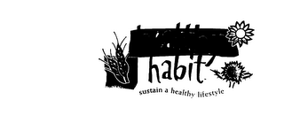 HEALTHY HABIT SUSTAIN A HEALTHY LIFESTYLE logo