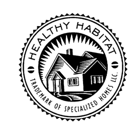 HEALTHY HABITAT TRADEMARK OF SPECIALIZED HOMES LLC logo