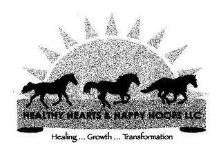 HEALTHY HEARTS & HAPPY HOOFS LLC HEALING ... GROWTH ... TRANSFORMATION logo
