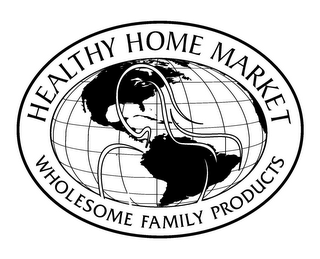 HEALTHY HOME MARKET WHOLESOME FAMILY PRODUCTS logo
