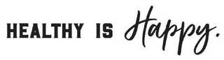 HEALTHY IS HAPPY. logo