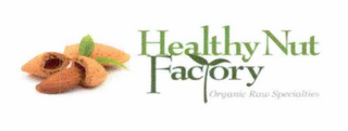 HEALTHY NUT FACTORY ORGANIC RAW SPECIALTIES logo