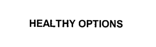 HEALTHY OPTIONS logo