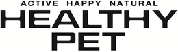 HEALTHY PET ACTIVE HAPPY NATURAL logo