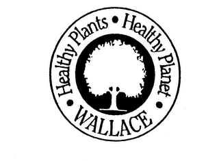 HEALTHY PLANTS HEALTHY PLANET WALLACE logo