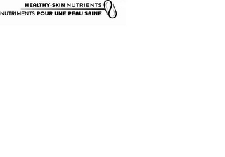 HEALTHY-SKIN NUTRIENTS NUTRIMENTS POUR UNE PEAU SAINE logo
