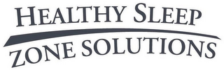 HEALTHY SLEEP ZONE SOLUTIONS logo