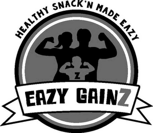 HEALTHY SNACK'N MADE EAZY Z EAZY GAINZ logo