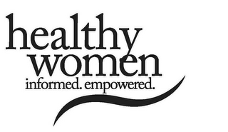 HEALTHY WOMEN INFORMED. EMPOWERED. logo