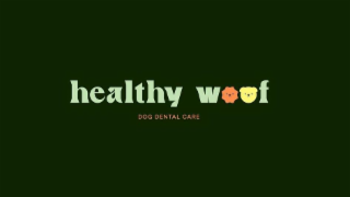 HEALTHY WOOF DOG DENTAL CARE logo