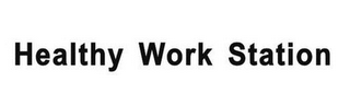 HEALTHY WORK STATION logo