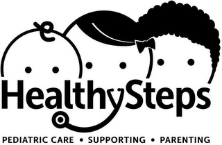 HEALTHYSTEPS PEDIATRIC CARE · SUPPORTING · PARENTING logo