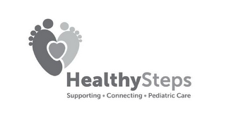 HEALTHYSTEPS SUPPORTING · CONNECTING · PEDIATRIC CARE logo