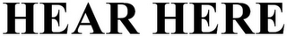 HEAR HERE logo