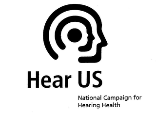 HEAR US NATIONAL CAMPAIGN FOR HEARING HEALTH logo