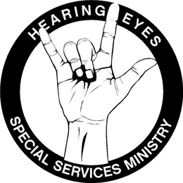 HEARING EYES SPECIAL SERVICES MINISTRY logo