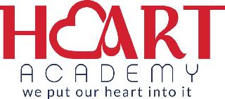 HEART ACADEMY WE PUT OUR HEART INTO IT logo