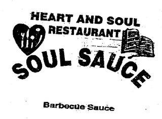 HEART AND SOUL RESTAURANT SOUL SAUCE BARBECUE SAUCE logo
