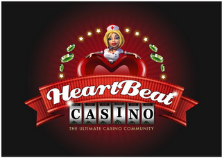 HEART BEAT CASINO THE ULTIMATE CASINO COMMUNITY logo