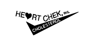 HEART CHEK, INC. CHOLESTEROL logo